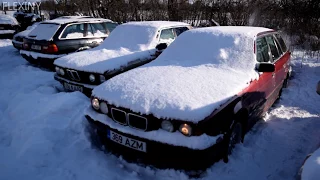 1996 BMW E34 525TDS Cold Start -15C