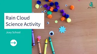 Rain Cloud Science Activity for Preschoolers