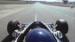 Patrick Depailler at Kyalami in Tyrrell 008