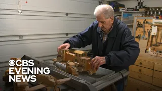 96-year-old toy maker gives his creations away to kids in need