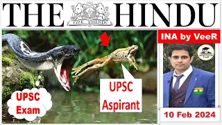 The Hindu Analysis | 10 February 2024 | Newspaper Editorial Analysis | Current Affairs Today #upsc