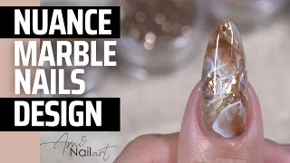 NUANCE MARBLE NAIL ART DESIGNS TUTORIAL