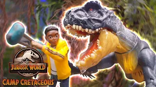 Jurassic World: Camp Cretaceous | Scorpios Rex Showdown | Mattel Action