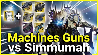 ALL Machine Guns vs Simmumah Ghosts of the Deep Final Boss