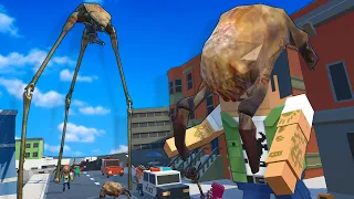 HALF-LIFE HEADCRAB ZOMBIE INVASION! - Tiny Town VR Gameplay - Valve Index VR