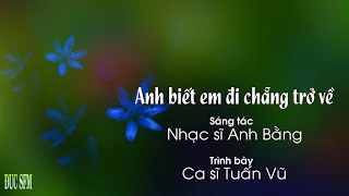 Anh Biết Em Đi Chẳng Trở Về , Sáng tác Anh Bằng , Ca sĩ Tuấn Vũ