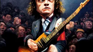 Rolling Stones Guns and roses ac/dc mash up with AI generated art