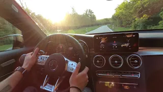 Mercedes Glc 43 AMG | pov driving | pure 6 cylinder sound