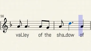 The Lord is My Shepherd, Psalm 23, Vicar of Dibley, Vocal Lead Sheet