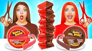 Chocolate vs Real Food Challenge #4 | Eating Only Sweet 24 Hours! Funny Pranks by Multi DO