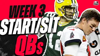 2022 Fantasy Football - MUST Start or Sit Week 3 QBs -  Every Match Up!!!