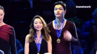 Victory Ceremony Ice Dance US Nats16