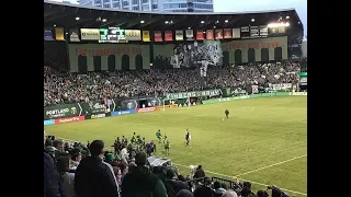 Timbers Army Sings National Anthem 4-14-18