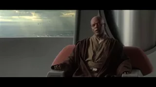 Anakin Pulls a Jedi Mind Trick on Mace Windu