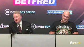 TYSON FURY FULL POST-FIGHT PRESS CONFERENCE!