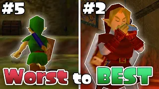 EVERY dungeon in Zelda: Ocarina of Time RANKED