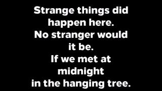 Jennifer Lawrence   Hanging Tree Lyrics