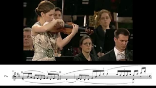 Hilary Hahn y Gustavo Dudamel Mozart Violin Concierto No 3 transcripcion de Cadenzas