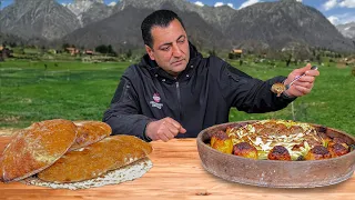 Stuffed Cabbage and Freshly Homemade Bread in Oven! This Aromatic Delight is a Must Try