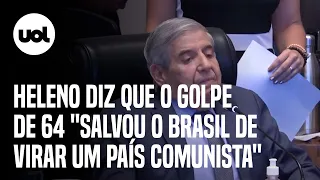 General Heleno defende golpe de 64 e diz que ditadura 'salvou o Brasil de virar um país comunista'