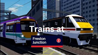 Trains at Freston Junction