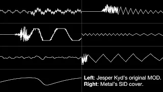 Jesper Kyd & Metal - “A.Hiscore” Stereo Mix (Amiga MOD & C64 6581 SID) [Oscilloscope View]