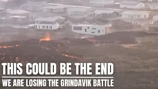 Grindavik HIt With Lava - Irreparable Damage and Sadness - Terrible Scenario