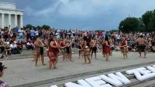 "Tuko Iho | Living Legacy" performance at the Lincoln Memorial (23 July 2017)