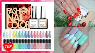 Modelones распаковка, лайфак для градиента,маникюр НОВОГОДНИЙ/Modelones-16 Color Gel/manicure