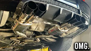 My E92 M3 sounds TERRIFYING! (Valvetronic exhaust install)