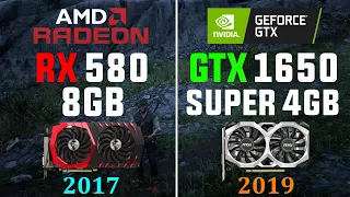 RX 580 8GB vs GTX 1650 SUPER 4GB Test in 7 Games