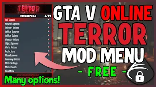 Terror Mod Menu v4.9.5 | FREE GTA V Mod Menu | Nice Launcher | MASSIVE Recovery! | Tutorial