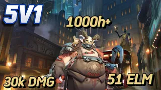 This is what 1000 HOURS of Hog looks like (OW2)