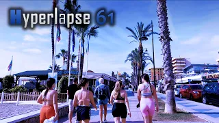 Hyperlapse 61 | Walk In Torremolinos : Torremolinos Seafront, Andalusia, Spain