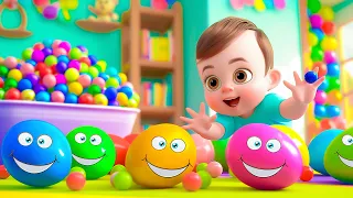 Surprise Color Balls | Ten In The Bed | 인기 영어동요 | 어린이 생활습관 동요 | Dino - 키즈 인기 동요| Kindergarten