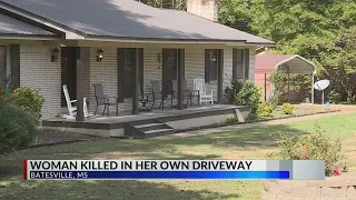 Mississippi woman killed in her own driveway