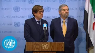 France & Mexico on Ukraine's humanitarian situation - Security Council Media Stakeout (7 March 2022)