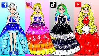 Social Network Makeup & Dress Up - Barbie Transformation Handmade - Lovely Barbie