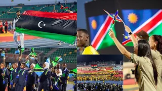 See How Ghana & Other 53 Nations Arrives For 13th African Games 2023 Opening Ceremony