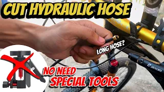 How to Cut Hydraulic Brake on MTB Without Special Tools | Easy Step-by-Step Guide