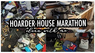 HOARDER HOUSE MARATHON CLEAN! | Extreme Deep Clean of Entire House!