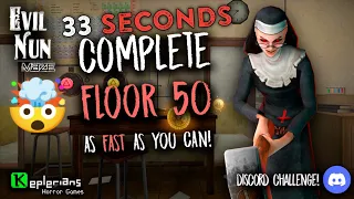 Evil Nun Maze Floor 50 In 33 Seconds (keplerians Challenge).