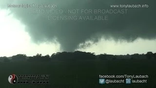 Entire Life of HUGE Tornado Before Pilger - 6/16/2014 Stanton, NE