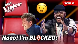 The FUNNIEST BLOCK Moments on The Voice Kids! 😂 | Top 6