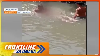 Bangkay ng lalaki, natagpuang palutang-lutang sa Novaliches, Q.C. | Frontline Sa Umaga