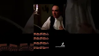 Моцарт сочиняет музыку на свою смерть (с нотами)
