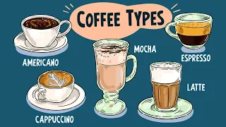 25 Coffee Types Explained: A Visual Guide to Your Favorite Coffees | Animation