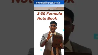 Bank Nifty 3-30 Formula NoteBook| #banknifty #stockmarket #optionstrading