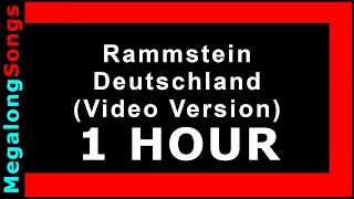 Rammstein - Deutschland (Video Version) 🔴 [1 Stunde] 🔴 [1 HOUR] ✔️