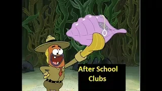 Middle School Classes Portrayed by SpongeBob